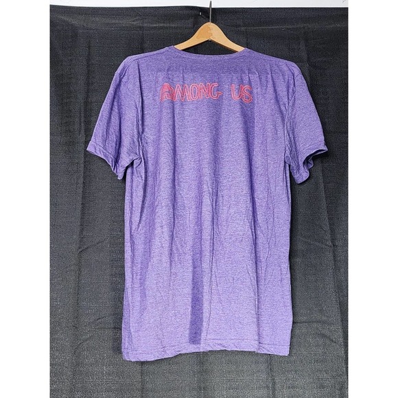 Among Us Sus Imposter Crewmate Funny Video Game Meme Men's Size L T-Shirt Large - Picture 3 of 6
